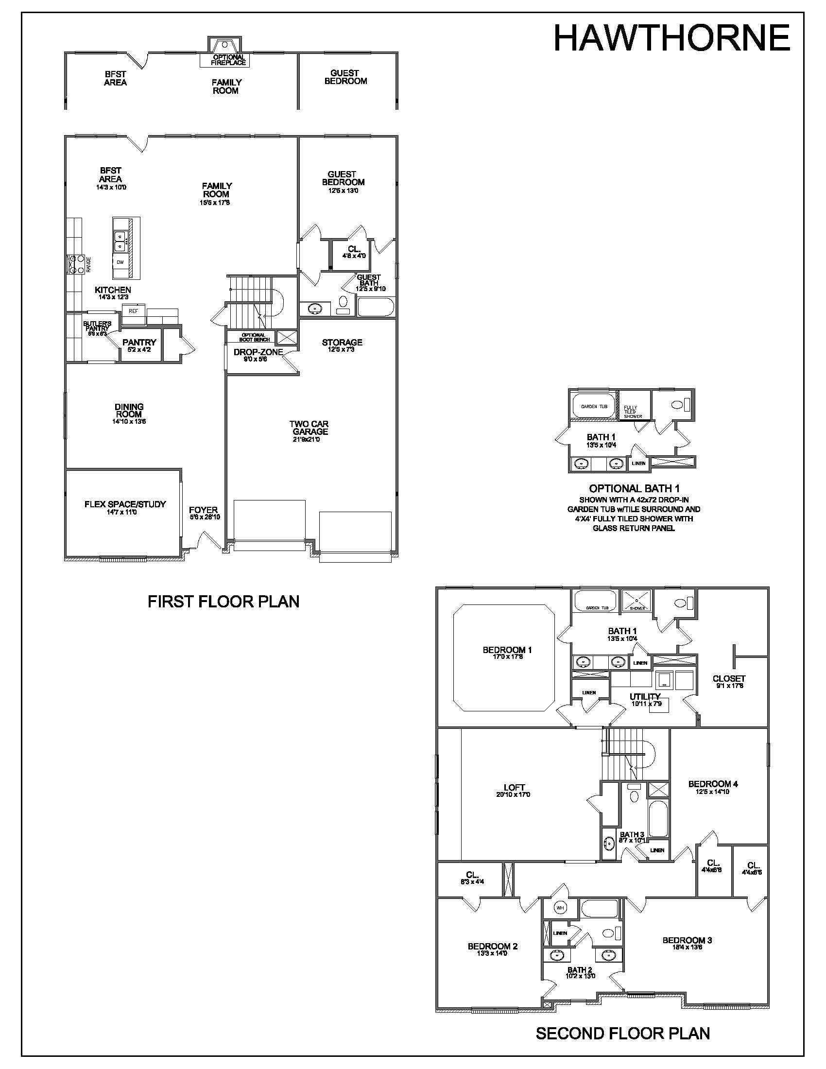 Floor Plans Hawthorne Lexington Real Estate